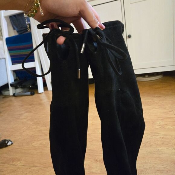 Marc Fisher Black Yuna Over The Knee Boots Size 7 - Picture 10 of 11